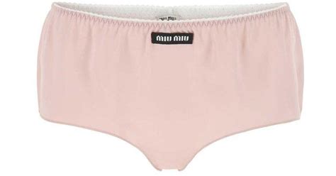 miu miu underwear shorts